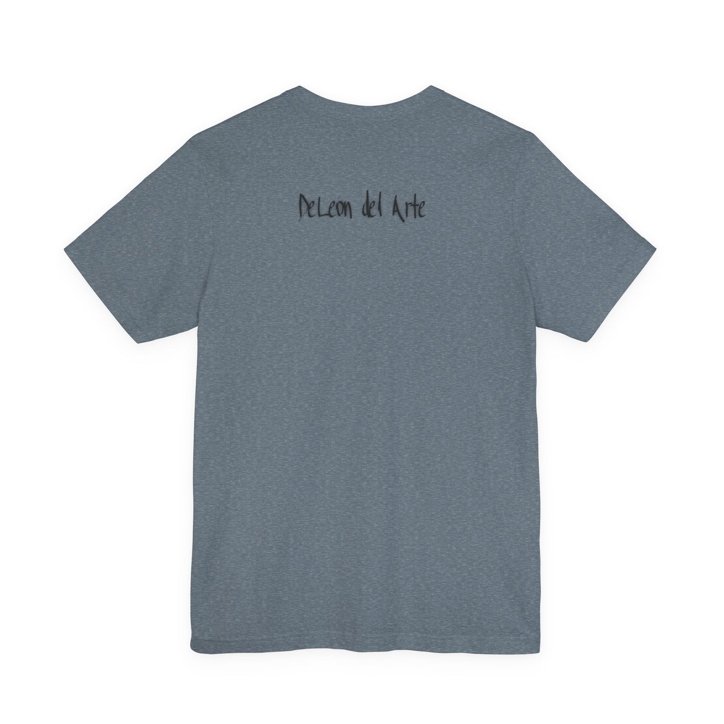 Double-sided Split Logo Artistic Bird Tee, Unisex T-Shirt for Art Lovers, Nature Inspired Gift, Casual Wear, Creative Expression