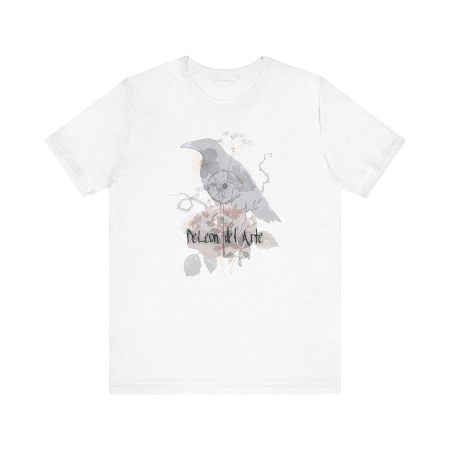 Artistic Bird Tee, Unisex T-Shirt for Art Lovers, Nature Inspired Gift, Casual Wear, Creative Expression