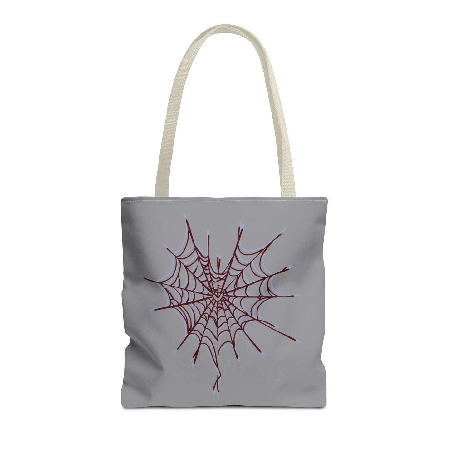 Spooky Spiderweb Tote Bag, Halloween Accessories, Eco-Friendly Tote, Fun Chic Bag, Holiday Gift, Daily Use