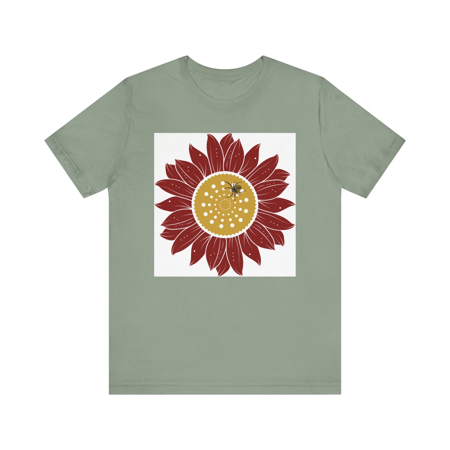 Sunflower Tee, Unisex T-Shirt for Art Lovers, Nature Inspired Gift, Casual Wear, Creative Expression