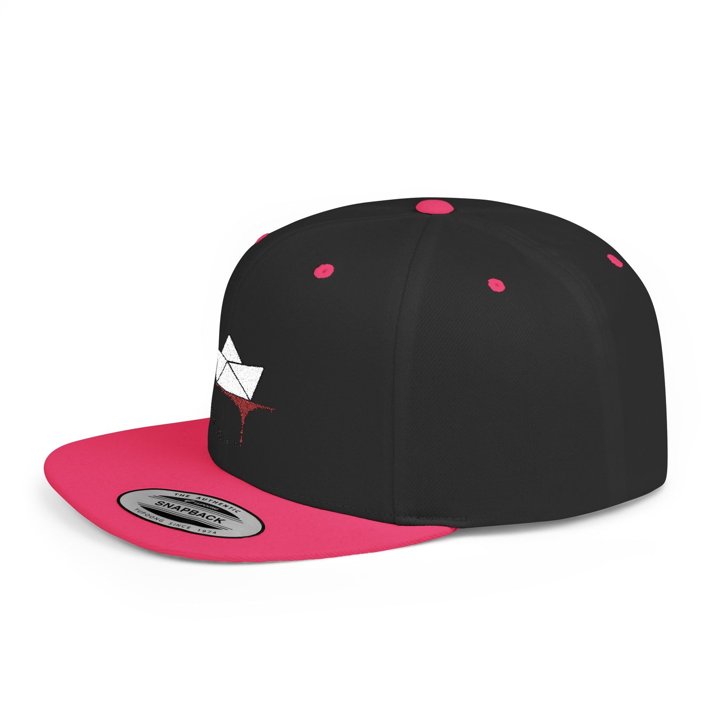 Floating On Paper Boat and River of Blood Flat Bill Snapback