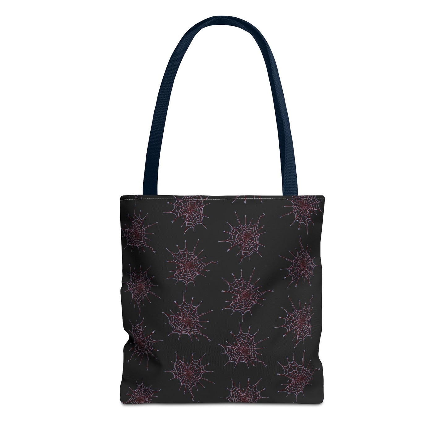 Chic Black and red Heart Web Tote Bag, Stylish Grocery Bag, Eco-Friendly Shopping Tote, Gift Bag for Her, Casual Beach Bag