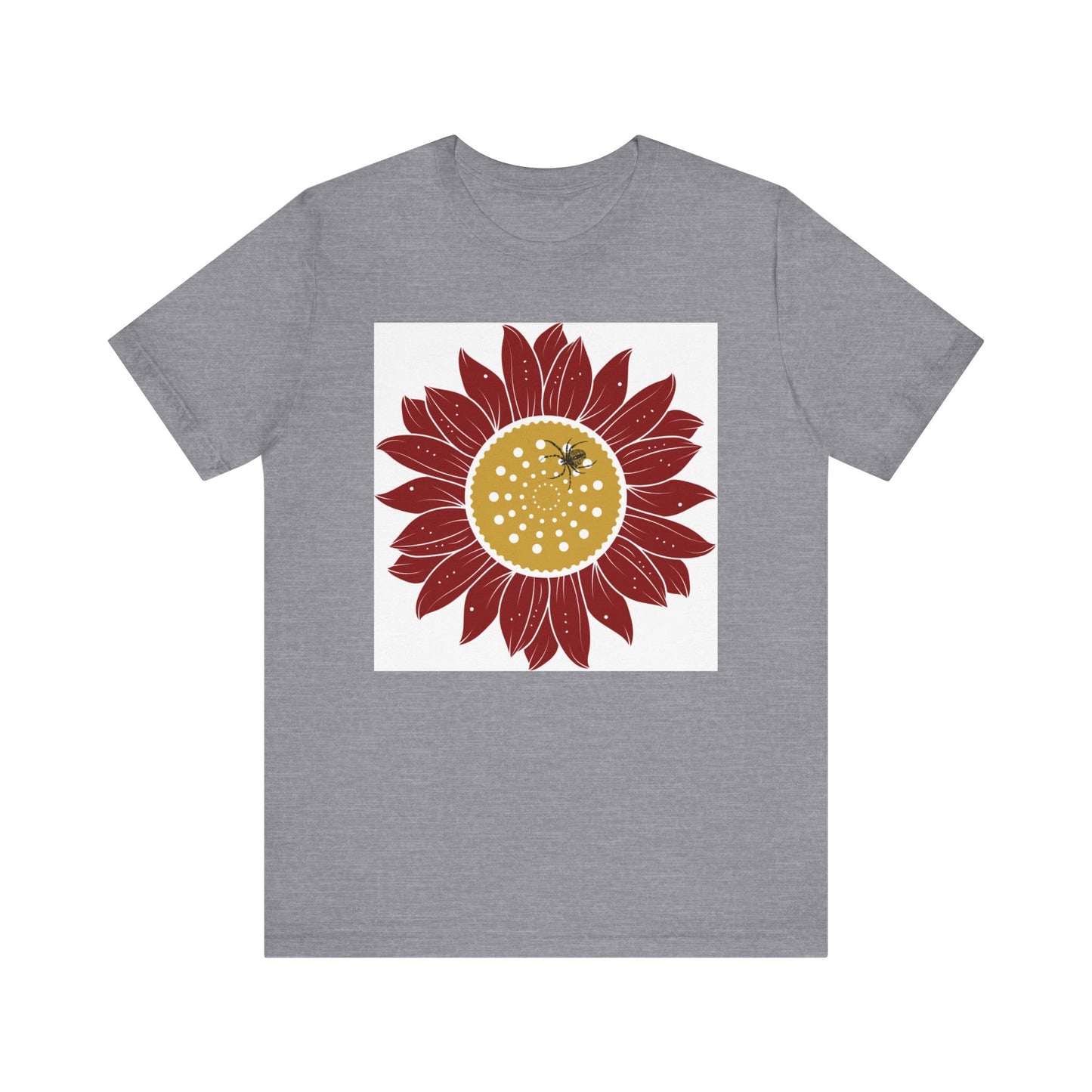 Sunflower Tee, Unisex T-Shirt for Art Lovers, Nature Inspired Gift, Casual Wear, Creative Expression