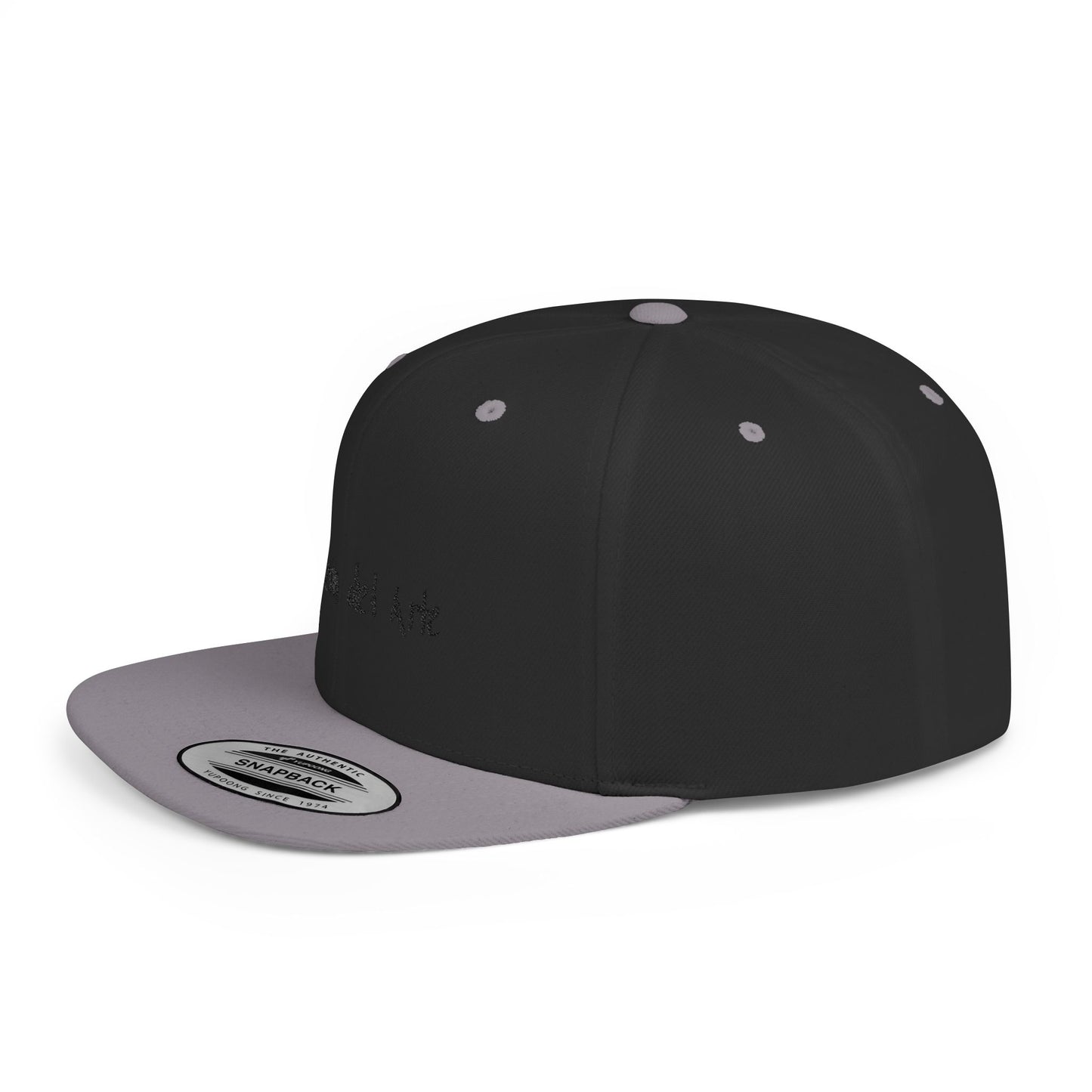 DeLeon del Arte logo Flat Bill Snapback