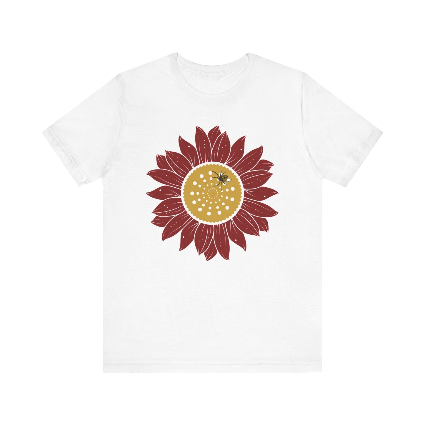 Sunflower Tee, Unisex T-Shirt for Art Lovers, Nature Inspired Gift, Casual Wear, Creative Expression