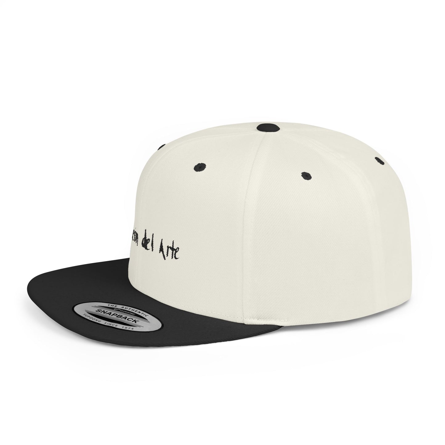 DeLeon del Arte logo Flat Bill Snapback