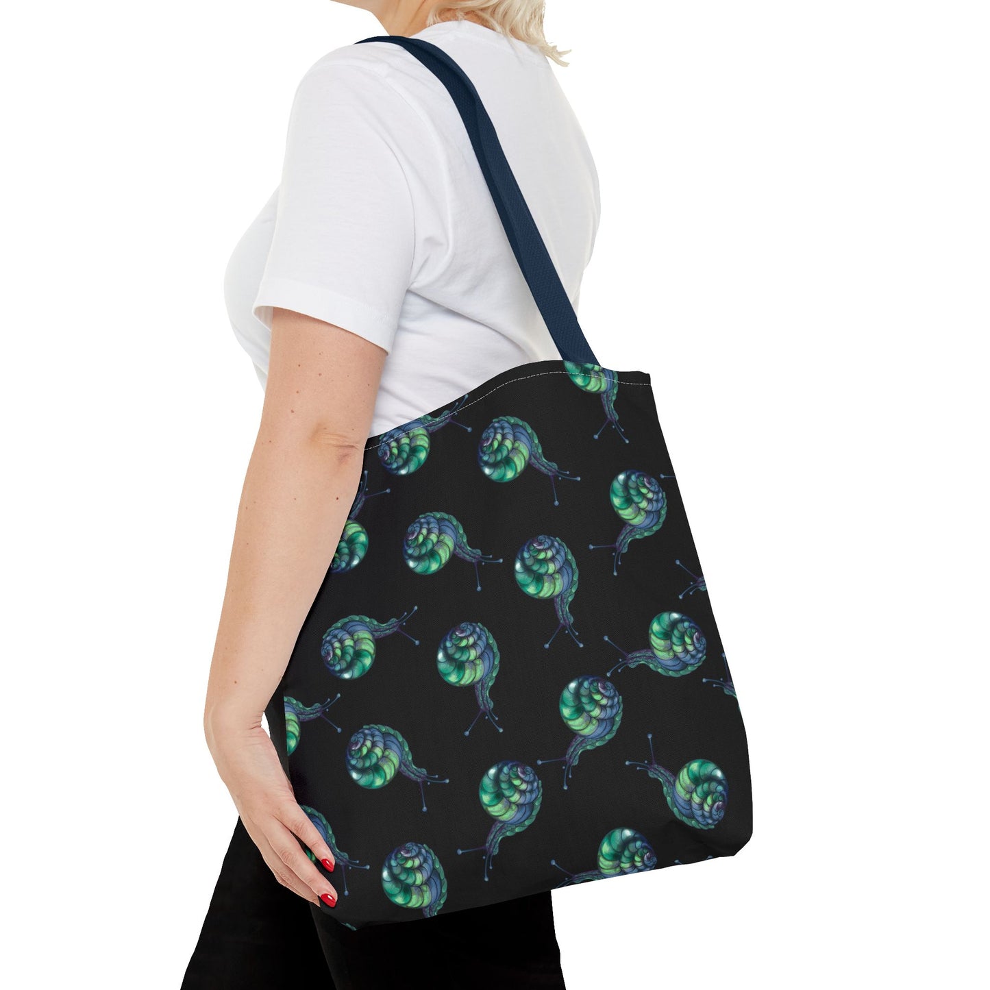 Eco Chic Tote Bag, Stylish Beach Bag, Unique Shopping Tote, Trendy Gift Bag, Nautical Decorative Tote, Marine Pattern Accessory