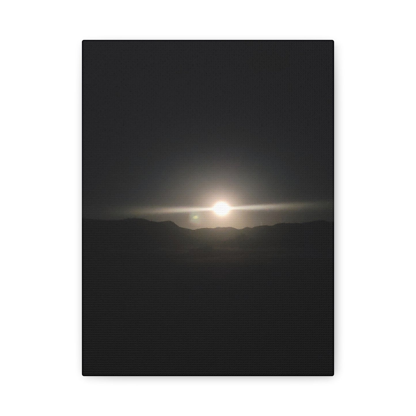 Stretched Canvas Art Print, Modern Wall Decor, Sunset Photography, Home Aesthetic, Gift for Her, Art for Living Room