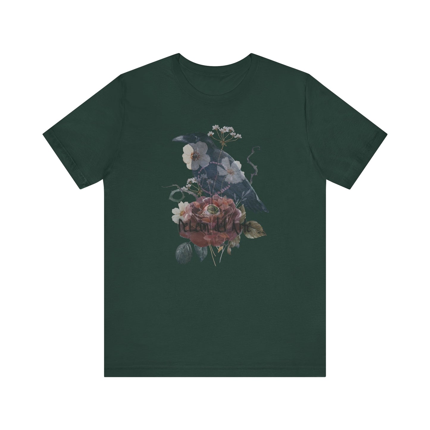 Artistic Bird Tee, Unisex T-Shirt for Art Lovers, Nature Inspired Gift, Casual Wear, Creative Expression