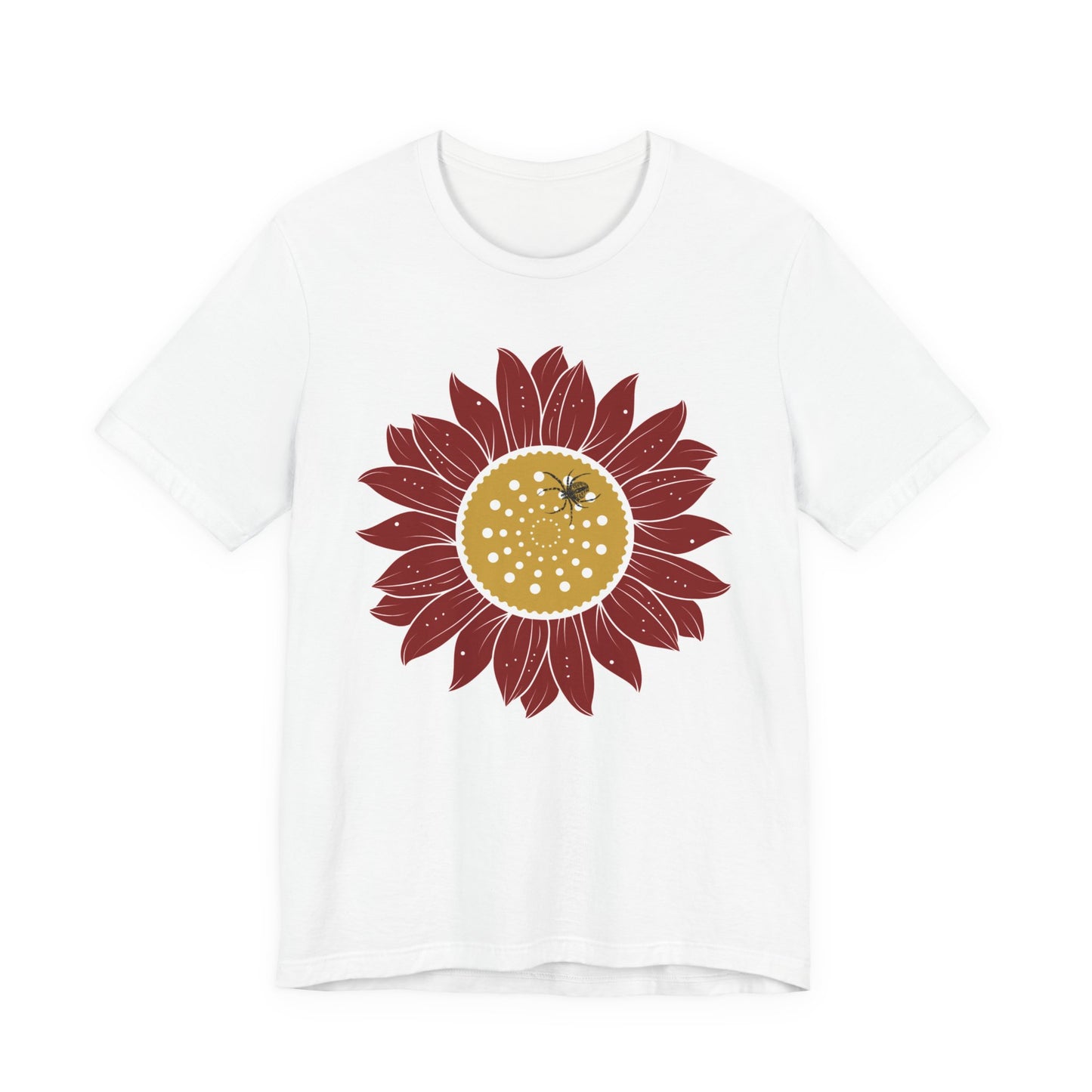 Sunflower Tee, Unisex T-Shirt for Art Lovers, Nature Inspired Gift, Casual Wear, Creative Expression