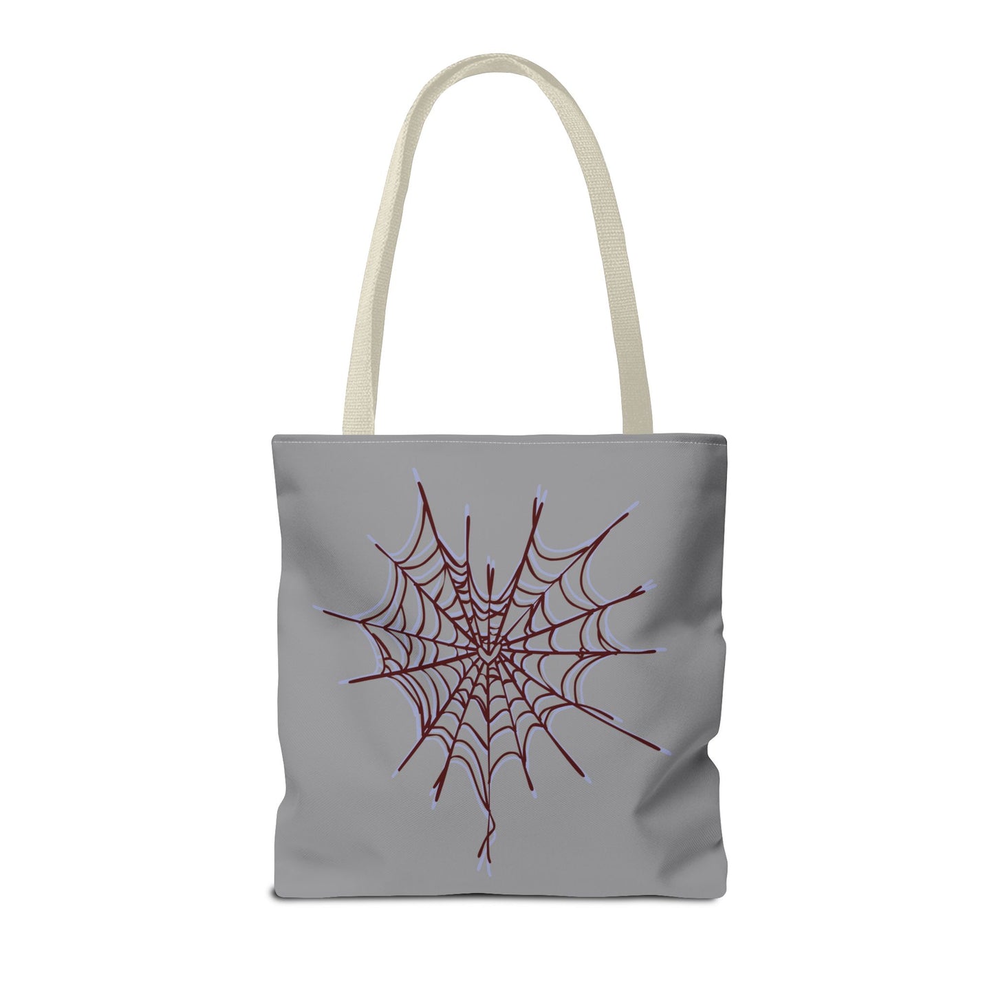 Spooky Spiderweb Tote Bag, Halloween Accessories, Eco-Friendly Tote, Fun Chic Bag, Holiday Gift, Daily Use