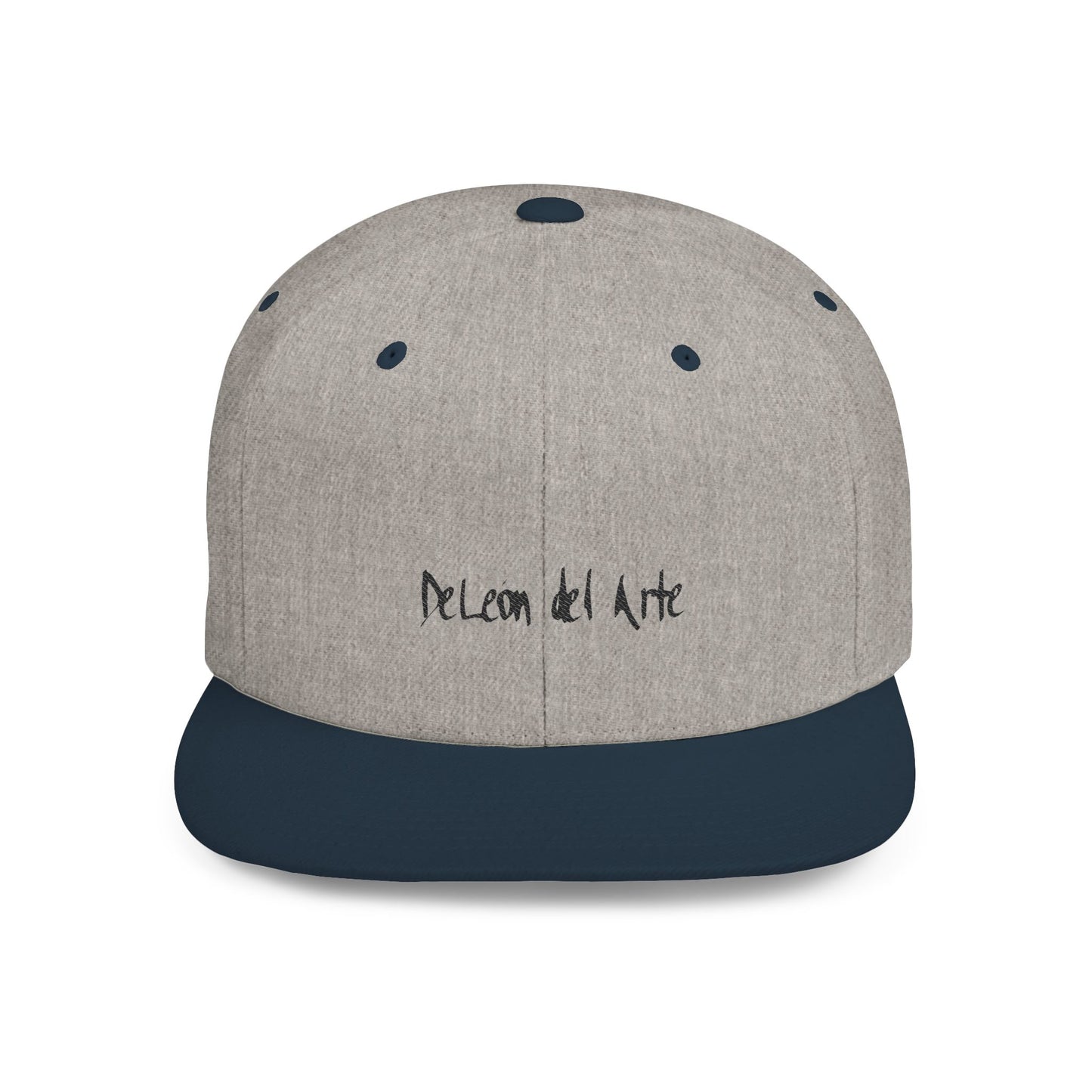 DeLeon del Arte logo Flat Bill Snapback