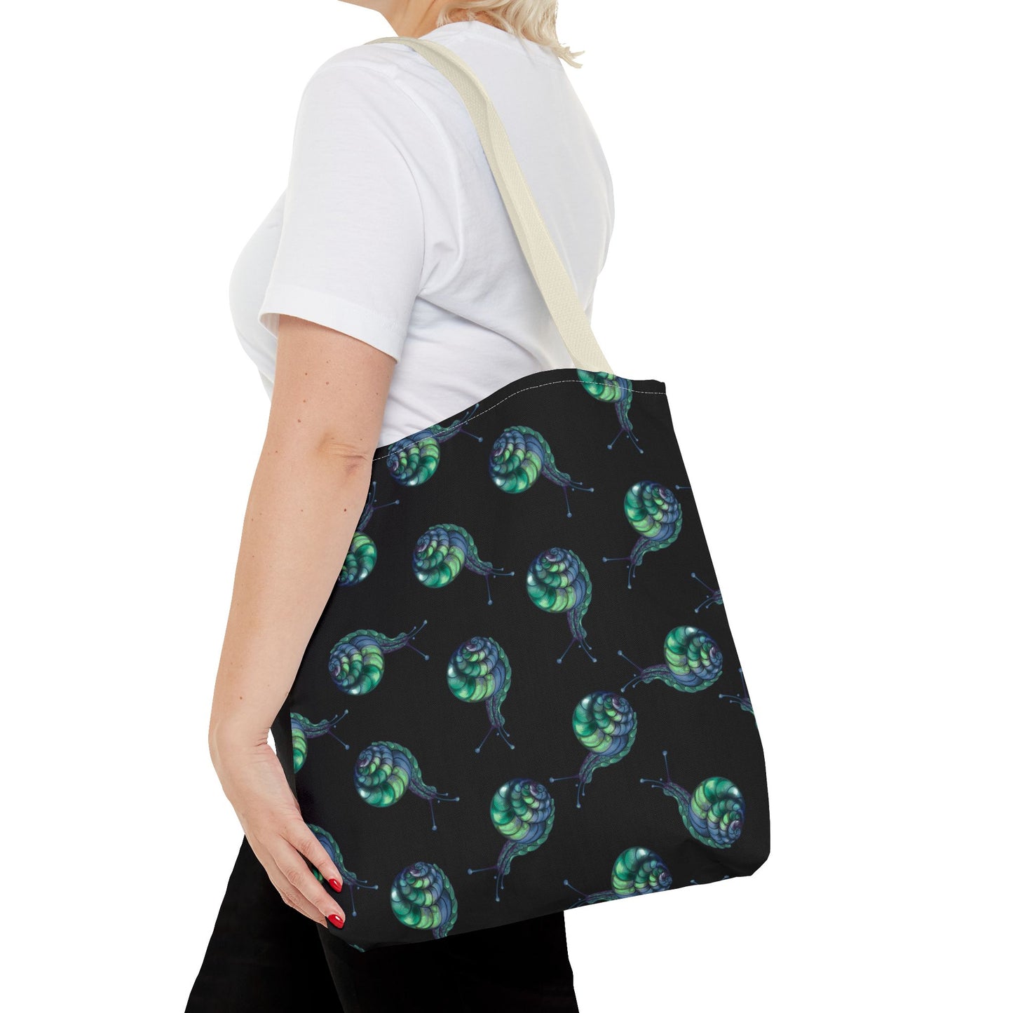 Eco Chic Tote Bag, Stylish Beach Bag, Unique Shopping Tote, Trendy Gift Bag, Nautical Decorative Tote, Marine Pattern Accessory