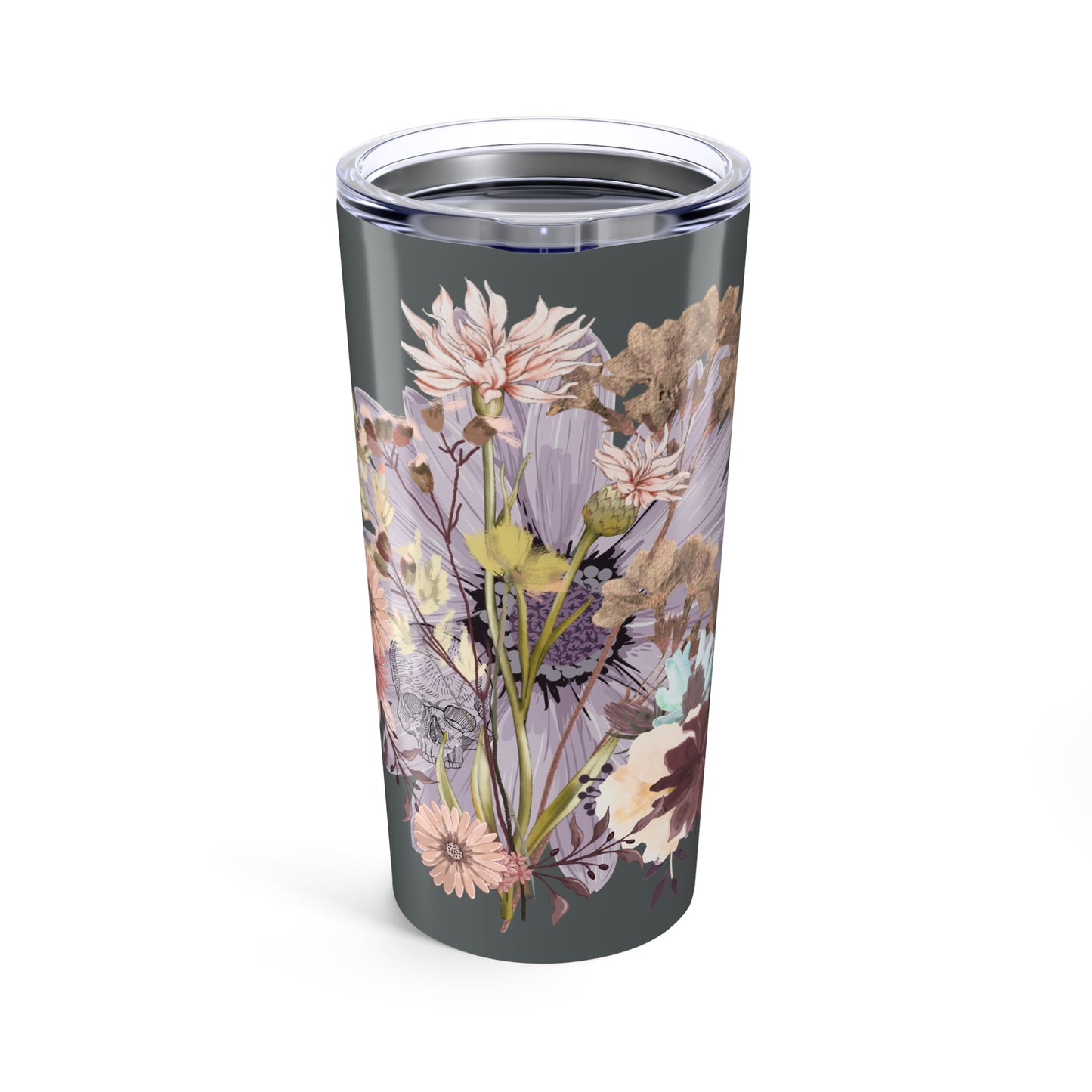 Floral Tumbler 20oz | Stylish Travel Mug for Coffee, Tea, Gifts, Home Decor, Floral Design