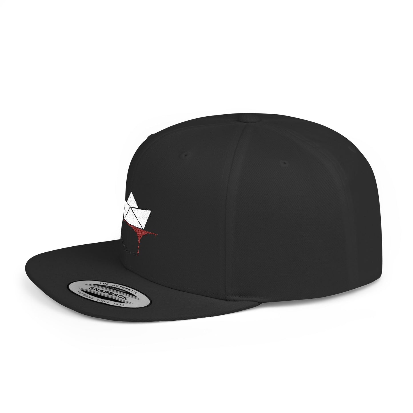 Floating On Paper Boat and River of Blood Flat Bill Snapback