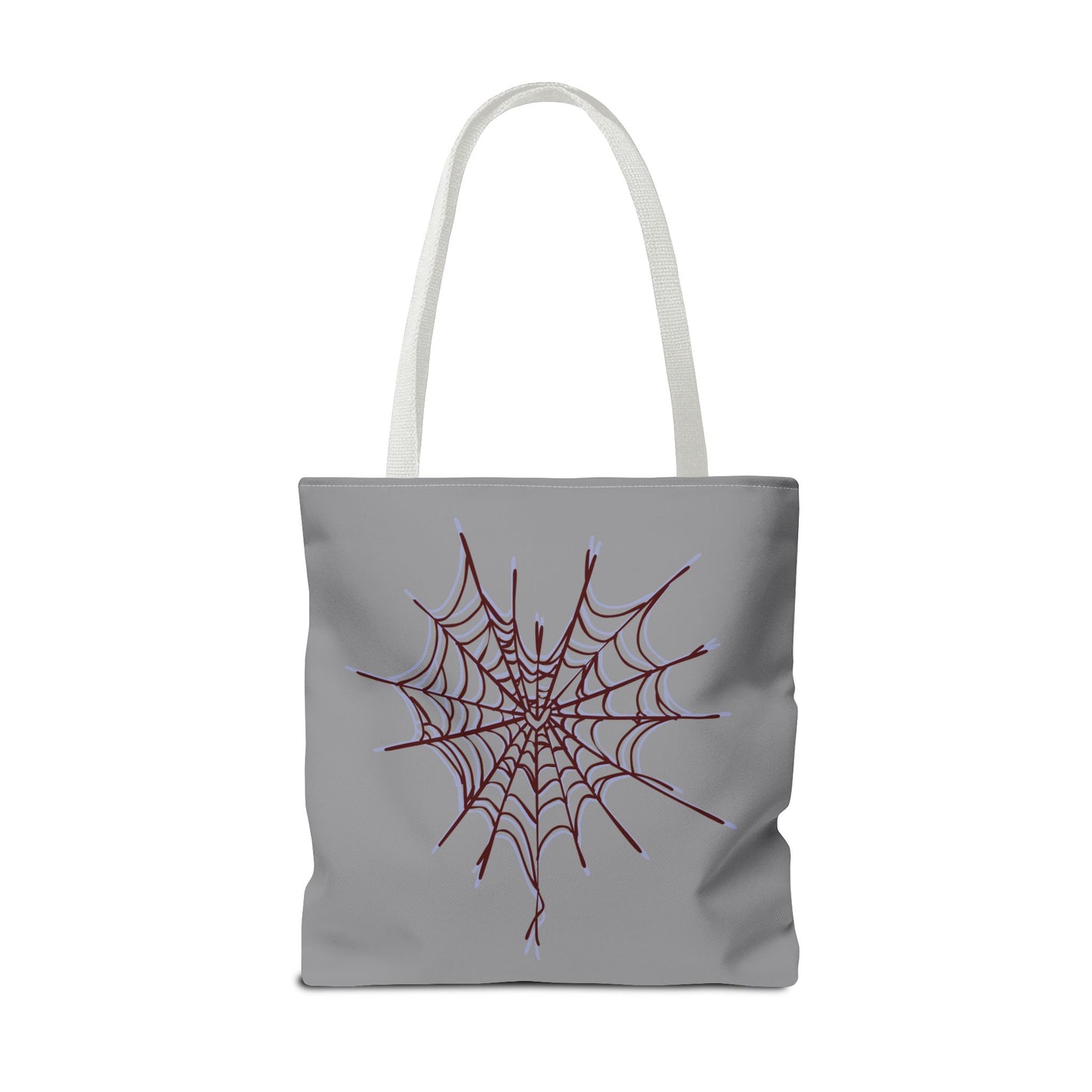 Spooky Spiderweb Tote Bag, Halloween Accessories, Eco-Friendly Tote, Fun Chic Bag, Holiday Gift, Daily Use