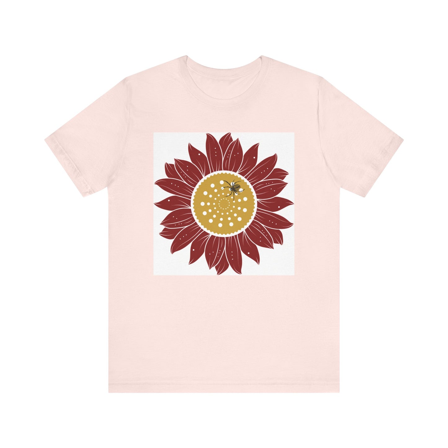 Sunflower Tee, Unisex T-Shirt for Art Lovers, Nature Inspired Gift, Casual Wear, Creative Expression