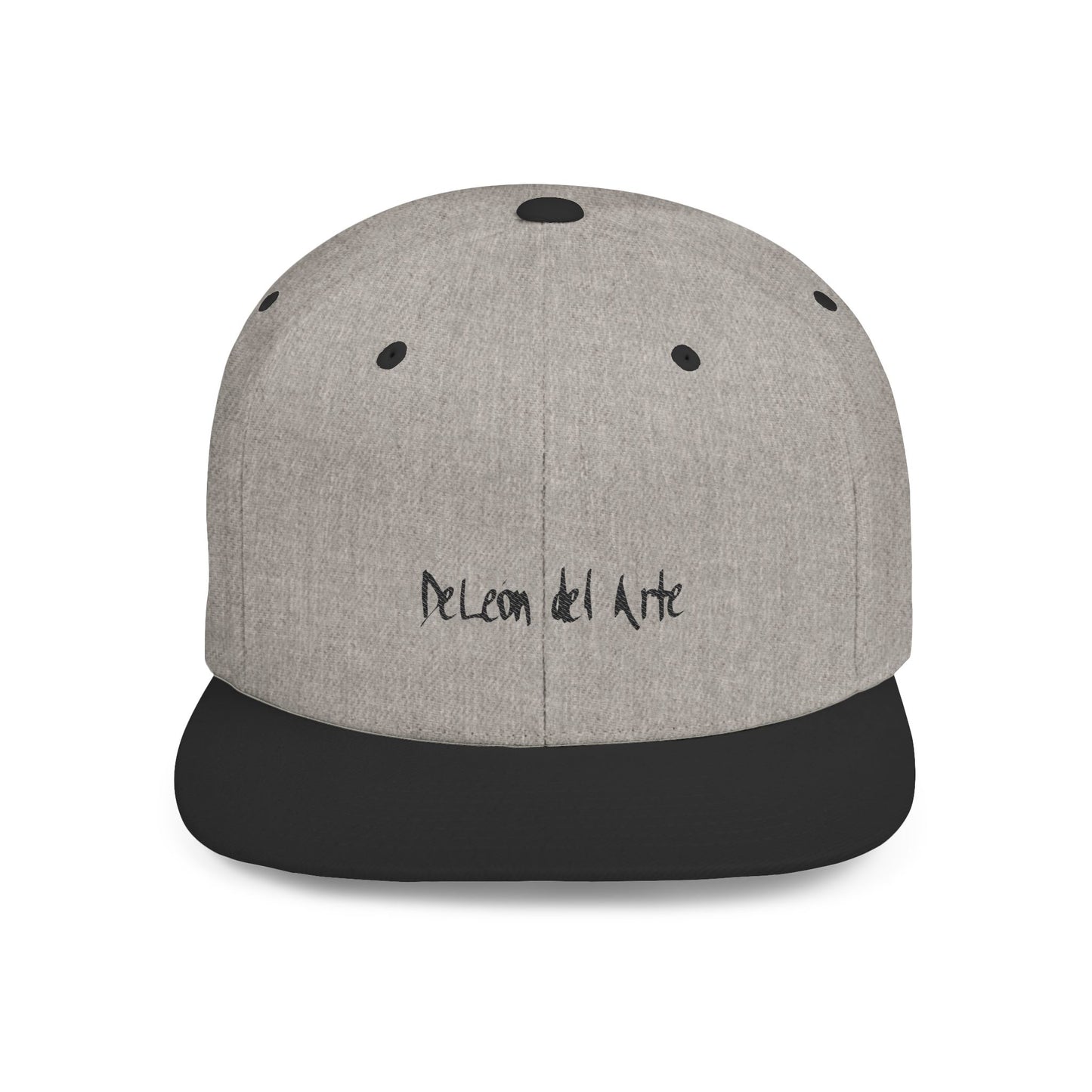 DeLeon del Arte logo Flat Bill Snapback