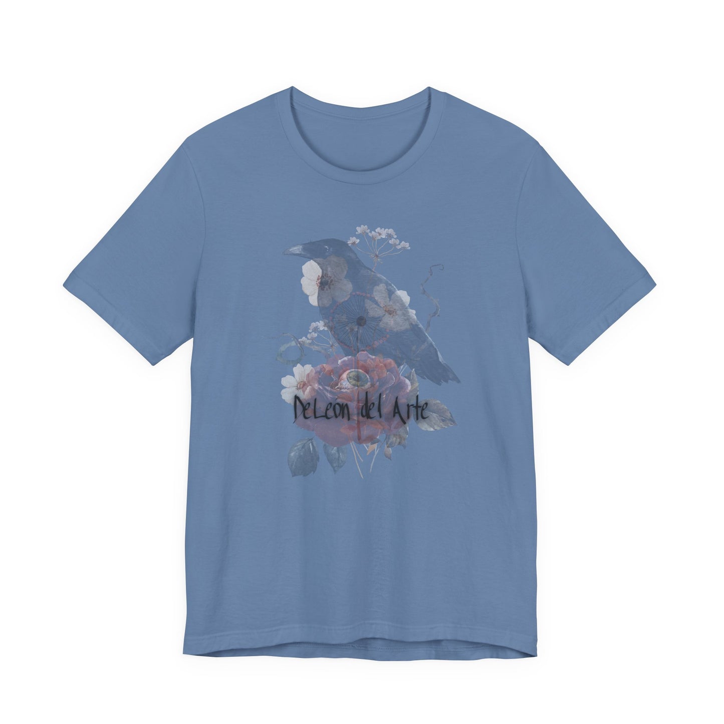 Artistic Bird Tee, Unisex T-Shirt for Art Lovers, Nature Inspired Gift, Casual Wear, Creative Expression