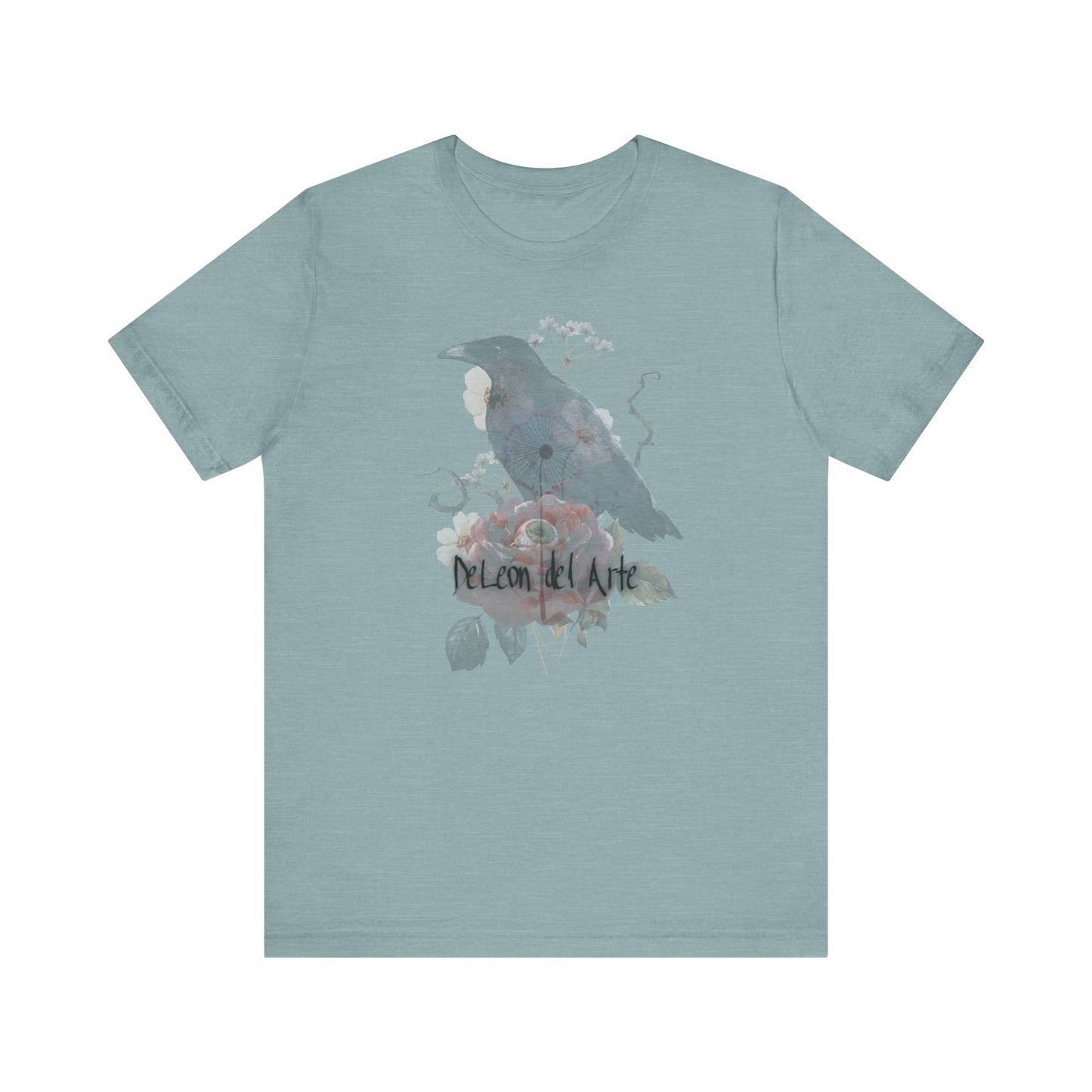 Artistic Bird Tee, Unisex T-Shirt for Art Lovers, Nature Inspired Gift, Casual Wear, Creative Expression