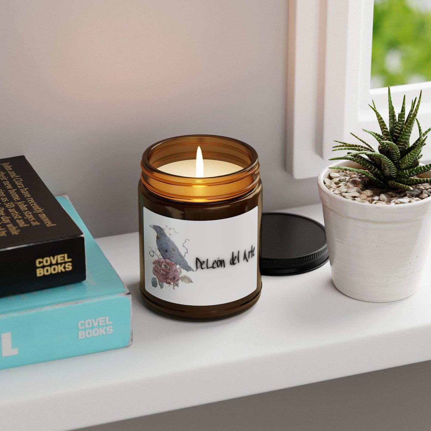 Aromatic Soy Candle with Bird Design | Eco-Friendly Home Decor, Gift, Relaxation, Self-Care, Wellness
