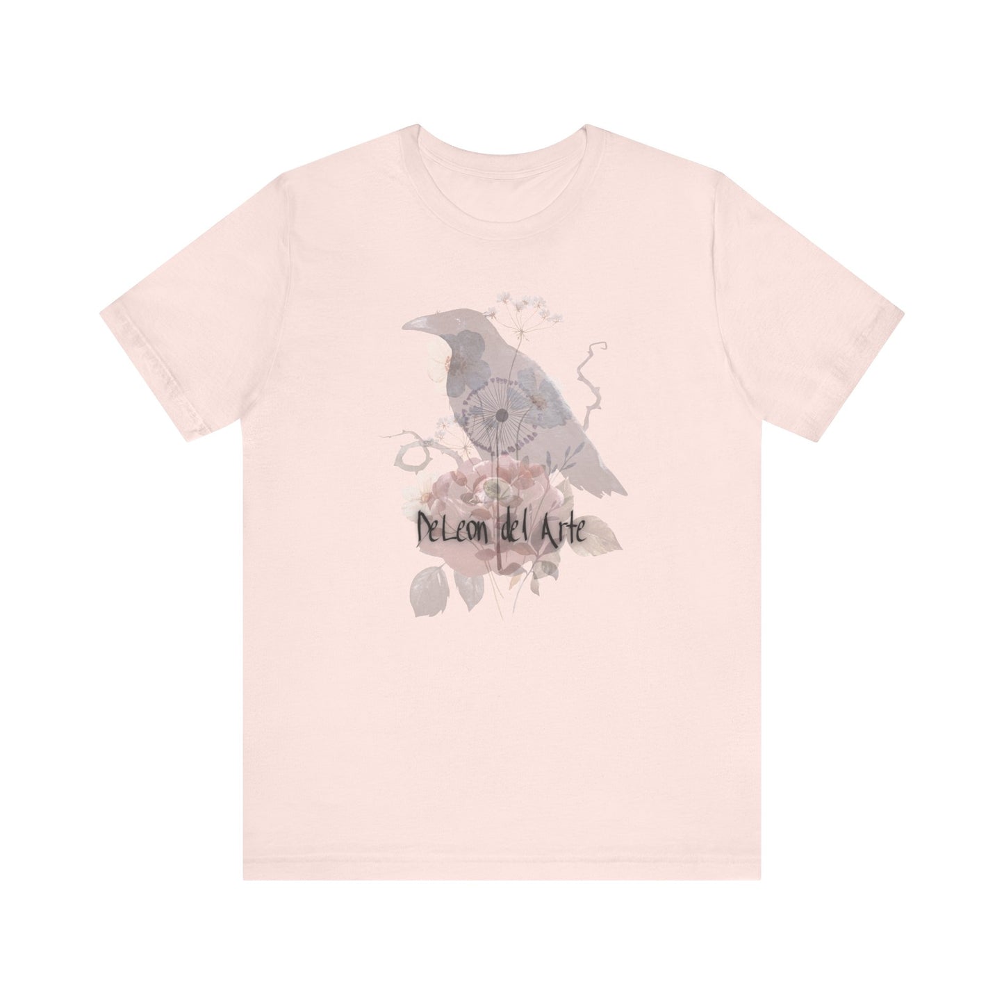 Artistic Bird Tee, Unisex T-Shirt for Art Lovers, Nature Inspired Gift, Casual Wear, Creative Expression