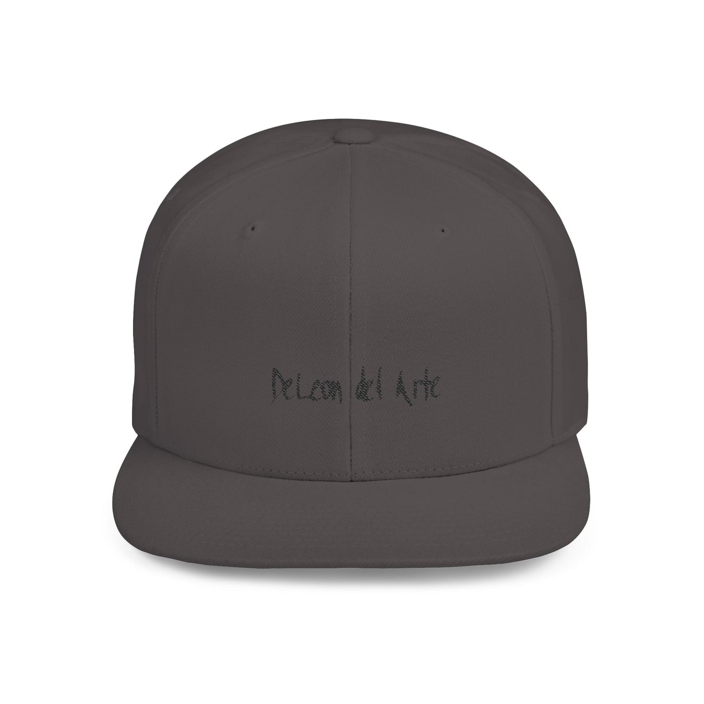 DeLeon del Arte logo Flat Bill Snapback