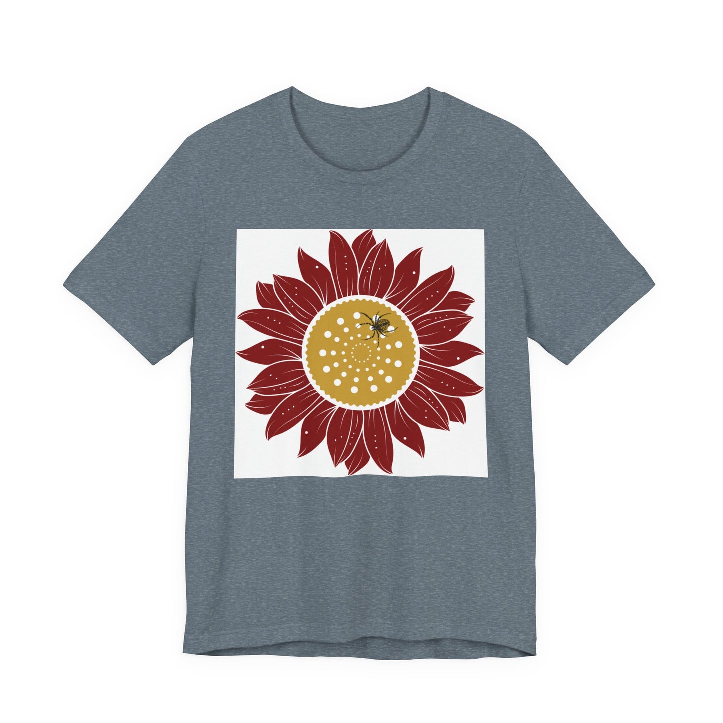 Sunflower Tee, Unisex T-Shirt for Art Lovers, Nature Inspired Gift, Casual Wear, Creative Expression