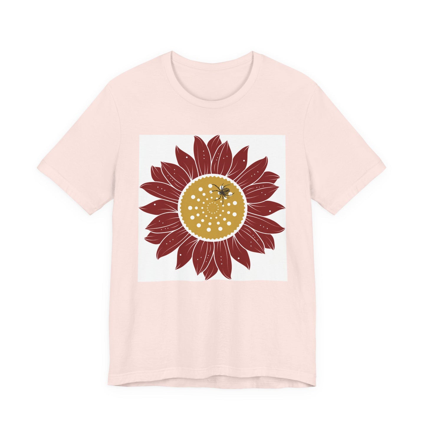 Sunflower Tee, Unisex T-Shirt for Art Lovers, Nature Inspired Gift, Casual Wear, Creative Expression