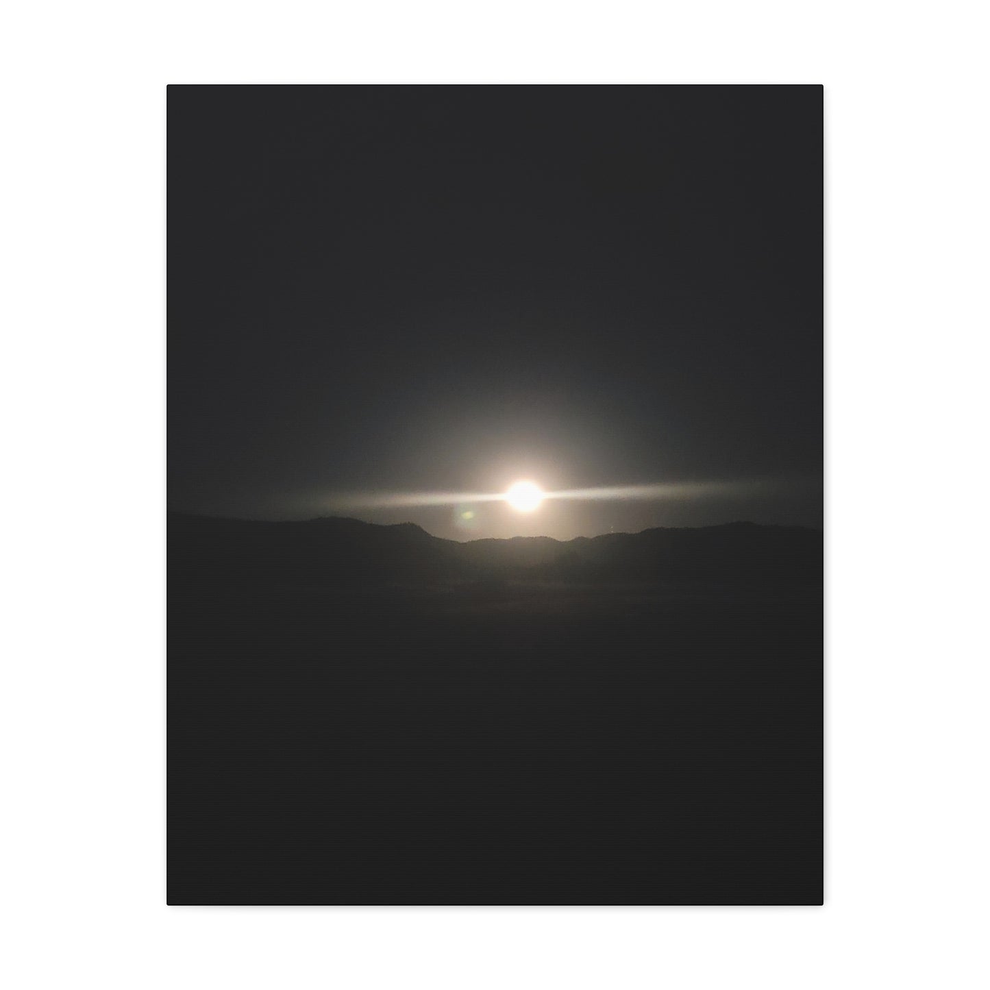 Stretched Canvas Art Print, Modern Wall Decor, Sunset Photography, Home Aesthetic, Gift for Her, Art for Living Room