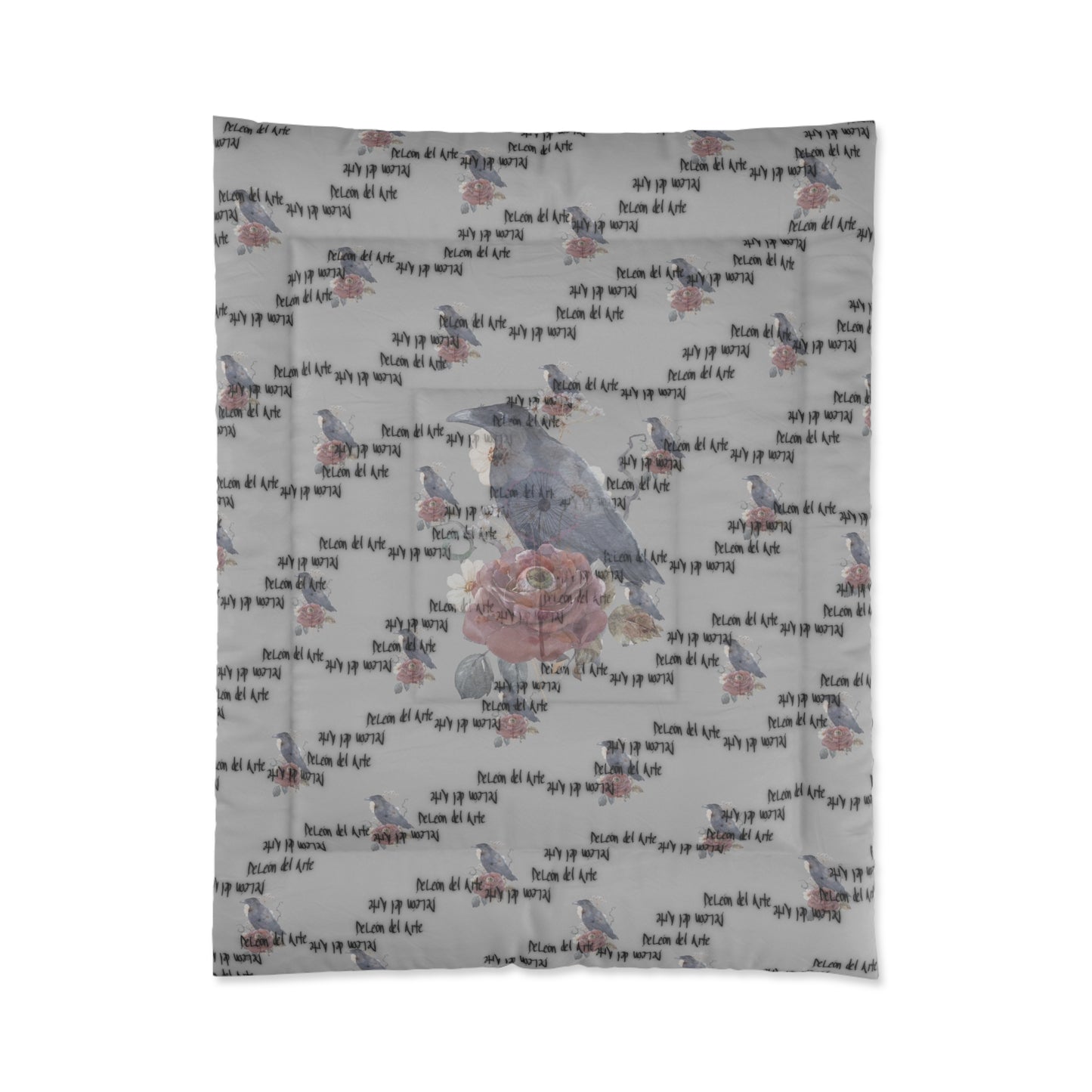 Cozy Quote Comforter with Bird Design, Inspirational Bedding for Nature Lovers, Home Decor Gift, Boho Bedroom, Soft Blanket Set