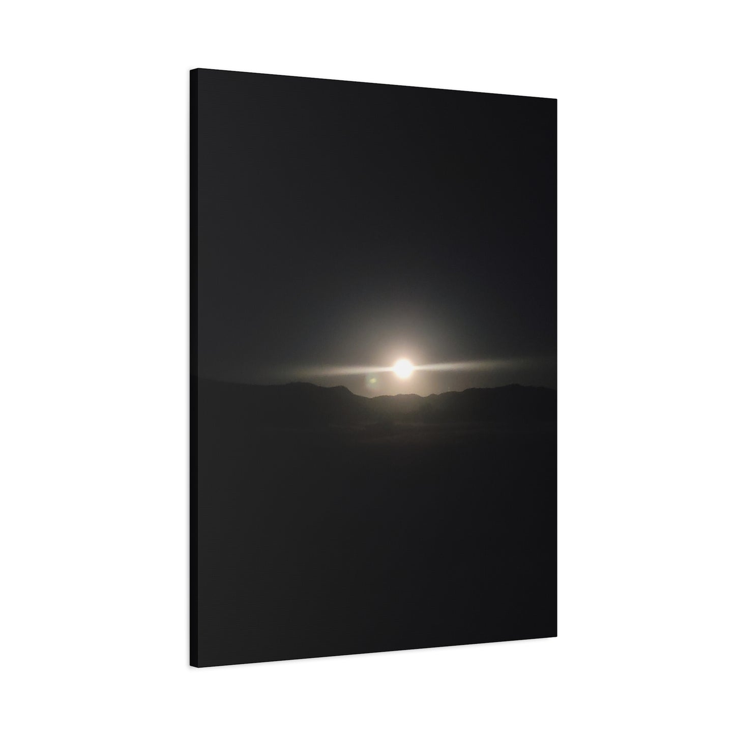 Stretched Canvas Art Print, Modern Wall Decor, Sunset Photography, Home Aesthetic, Gift for Her, Art for Living Room