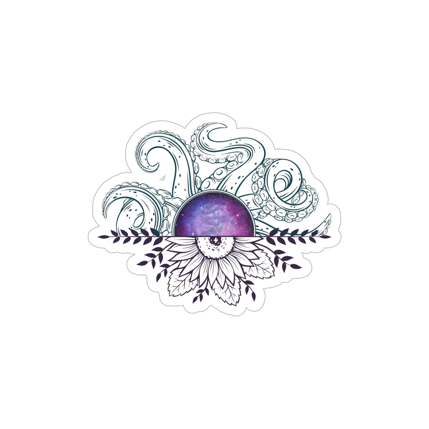 Bohemian Outdoor Sticker, Nature-Inspired Vinyl Decal, Die-Cut Art for Laptops, Water Bottles, Cars, and Journals