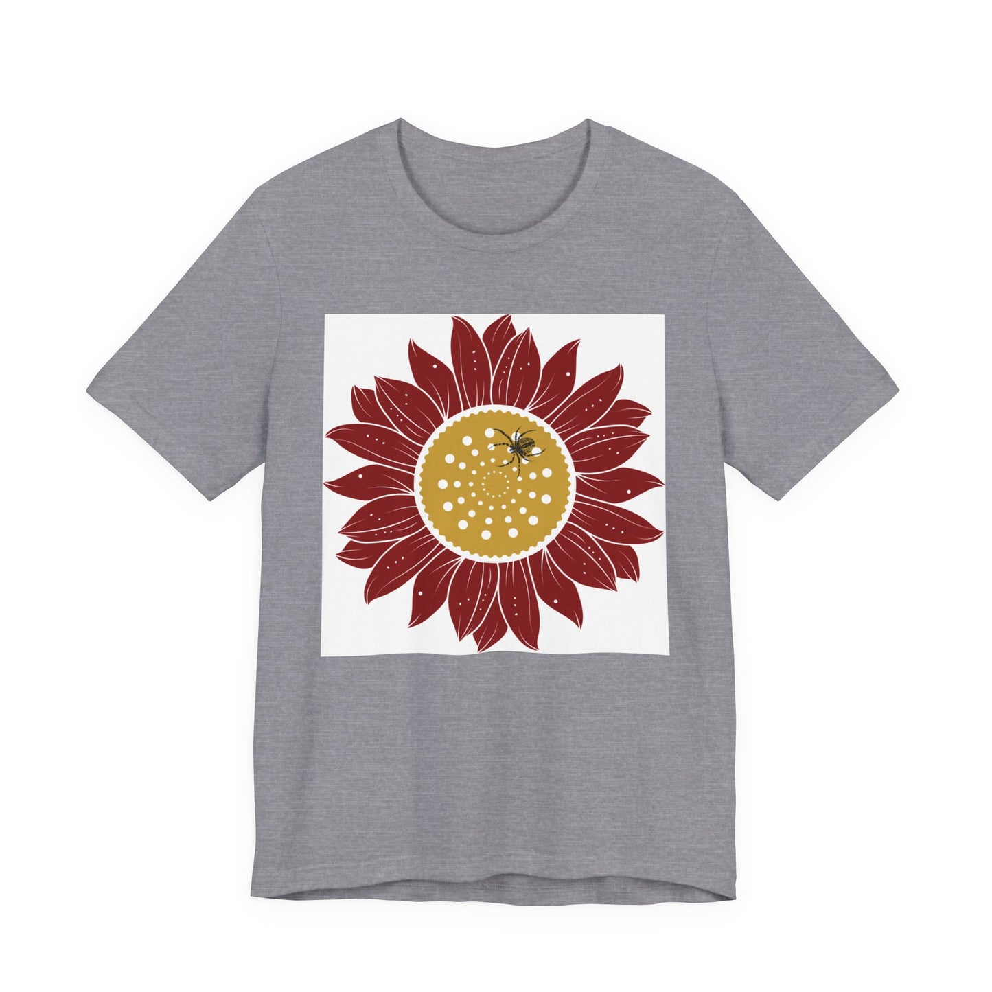 Sunflower Tee, Unisex T-Shirt for Art Lovers, Nature Inspired Gift, Casual Wear, Creative Expression