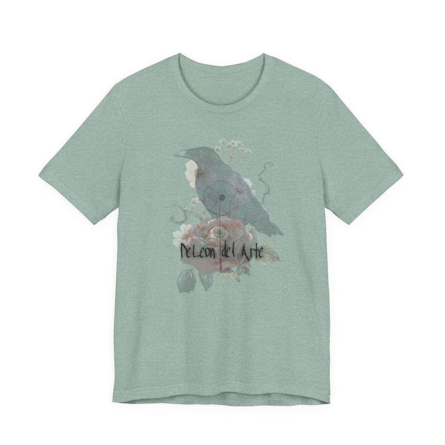 Artistic Bird Tee, Unisex T-Shirt for Art Lovers, Nature Inspired Gift, Casual Wear, Creative Expression
