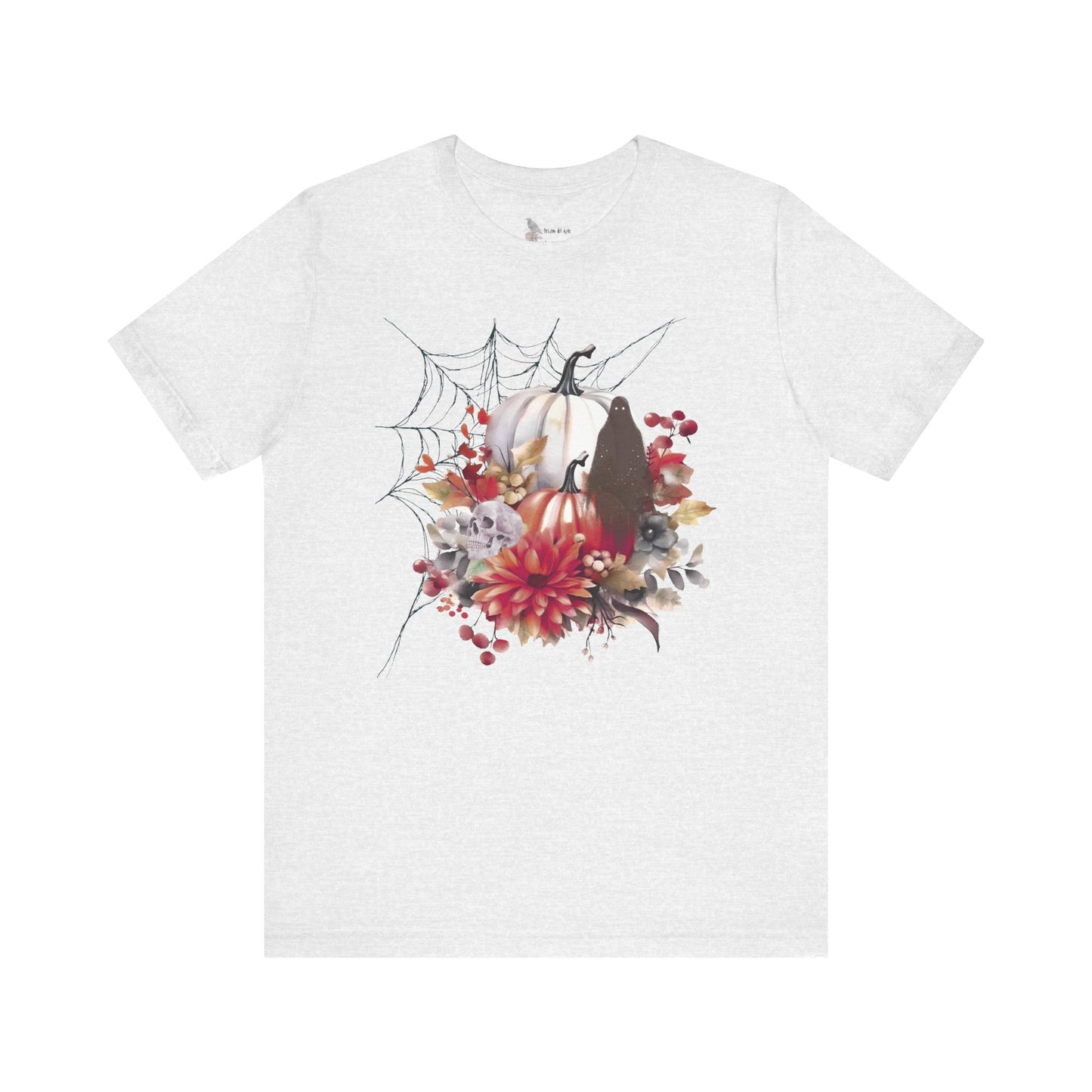 Autumn Vibes Short Sleeve Tee - Cozy Halloween Shirt, Spooky Seasonal Apparel, Fall T-Shirt, Pumpkin Graphic Tee, Unisex Fall Wardrobe
