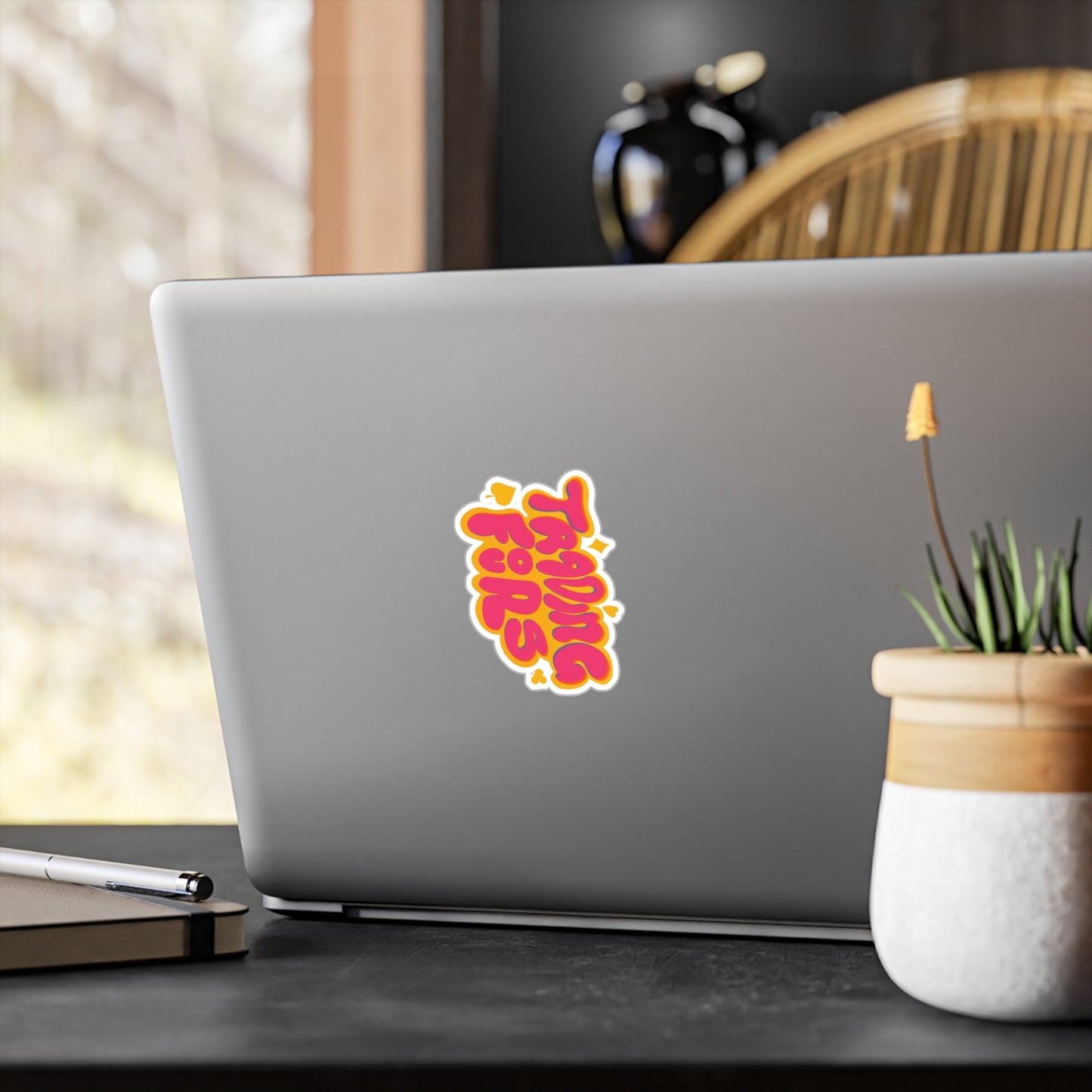 Trading Fours Fun Retro Sticker Decals for Personalization, Ideal for Gifts, Home Decor, Laptop Accessories, and More!
