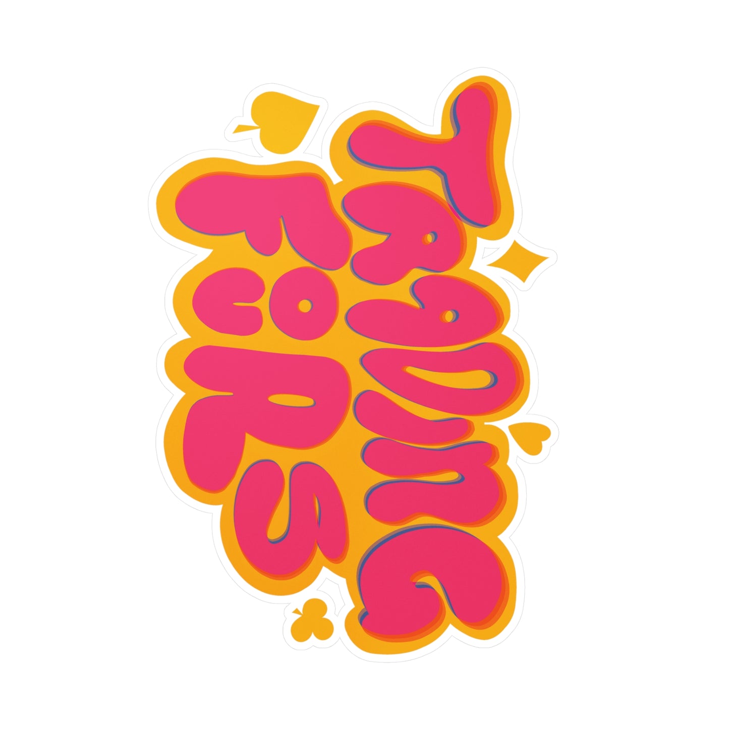 Trading Fours Fun Retro Sticker Decals for Personalization, Ideal for Gifts, Home Decor, Laptop Accessories, and More!