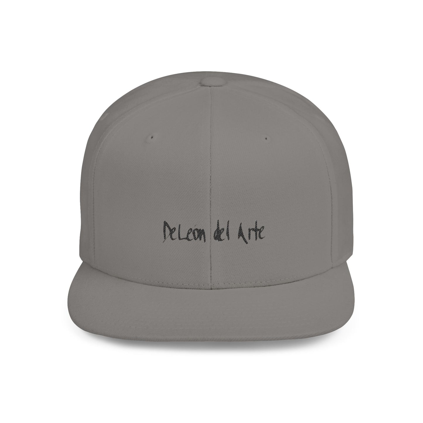 DeLeon del Arte logo Flat Bill Snapback