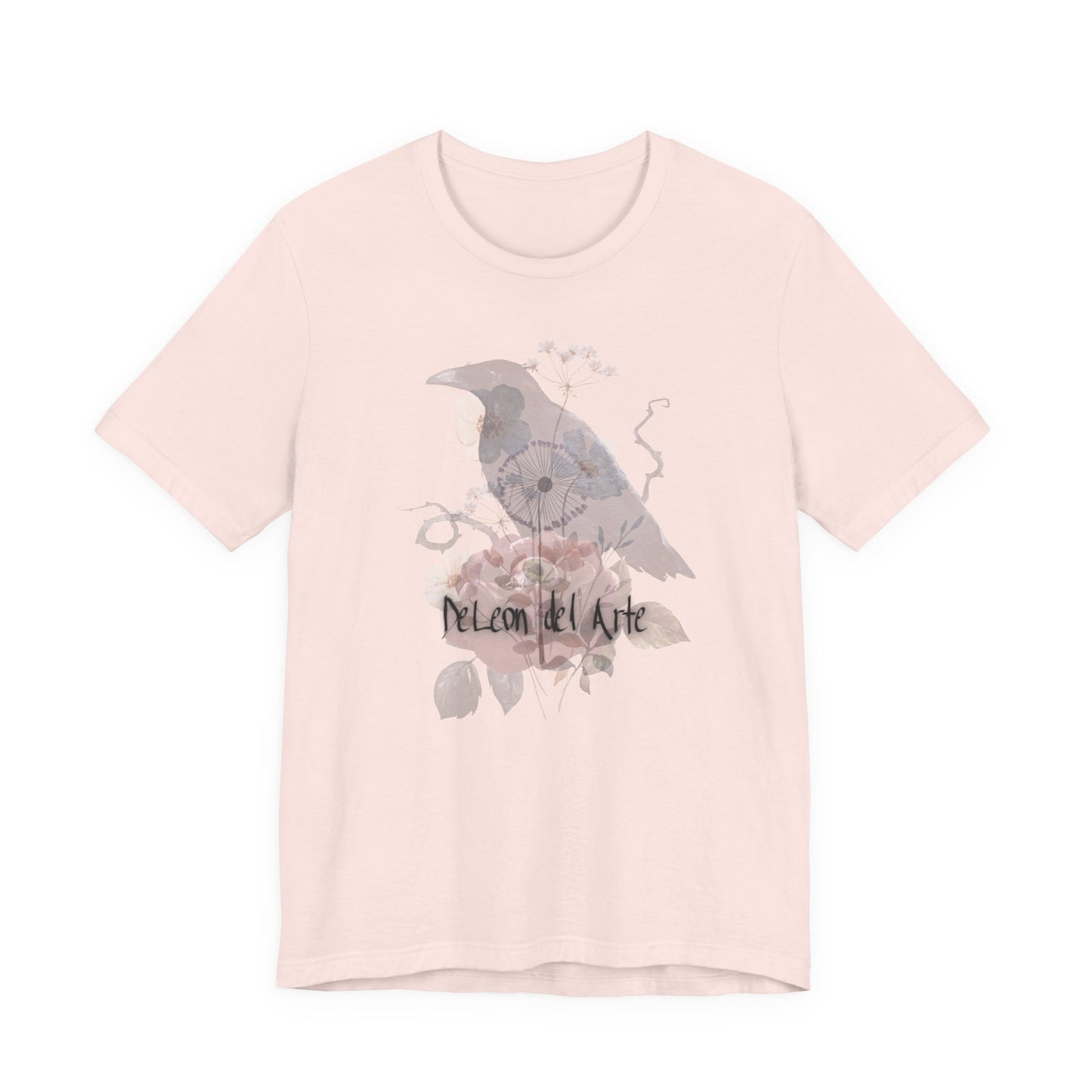 Artistic Bird Tee, Unisex T-Shirt for Art Lovers, Nature Inspired Gift, Casual Wear, Creative Expression