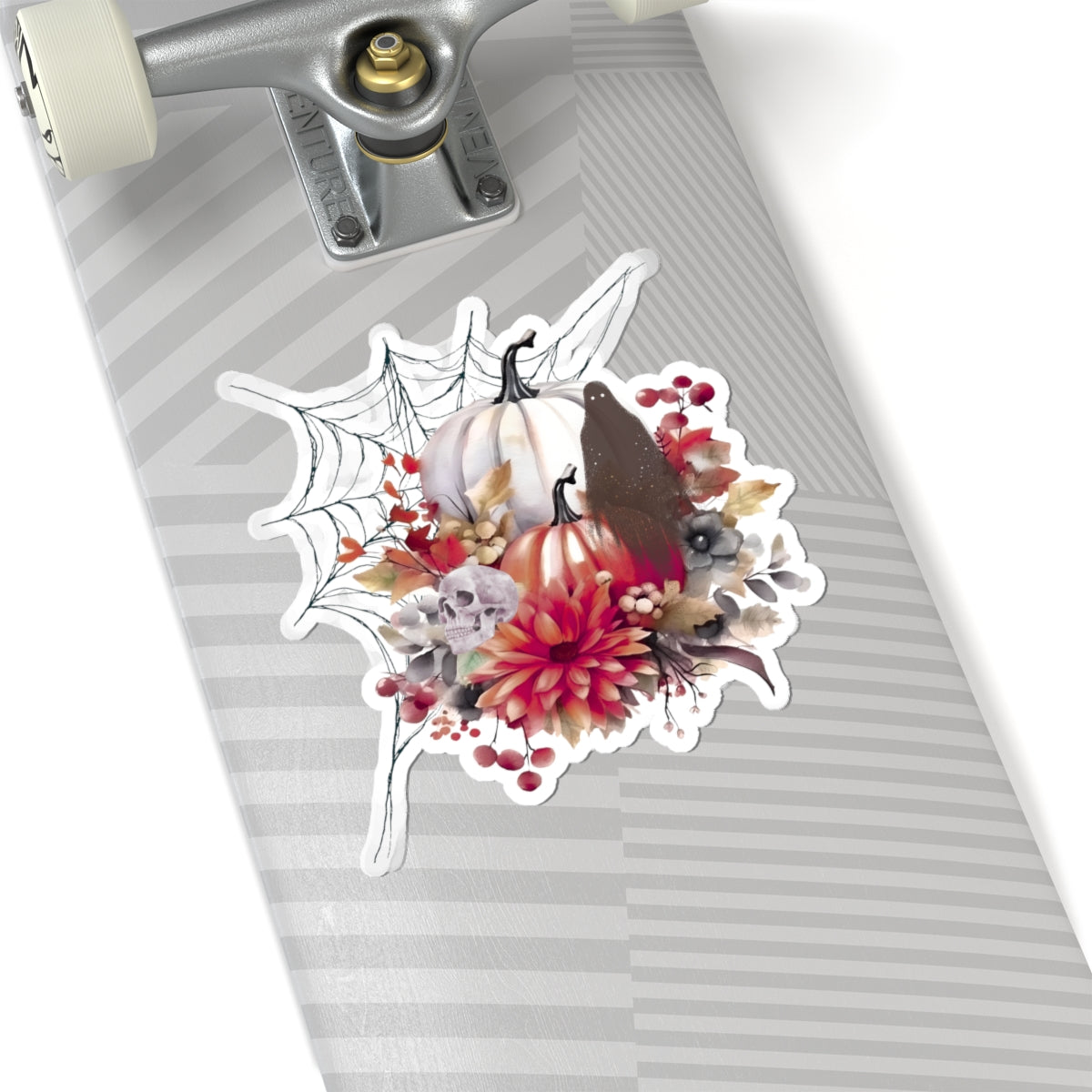 Autumn Ghost Kiss-Cut Stickers - Perfect for Fall Decor, Halloween, Scrapbooking, Laptop Decor, and Gifts