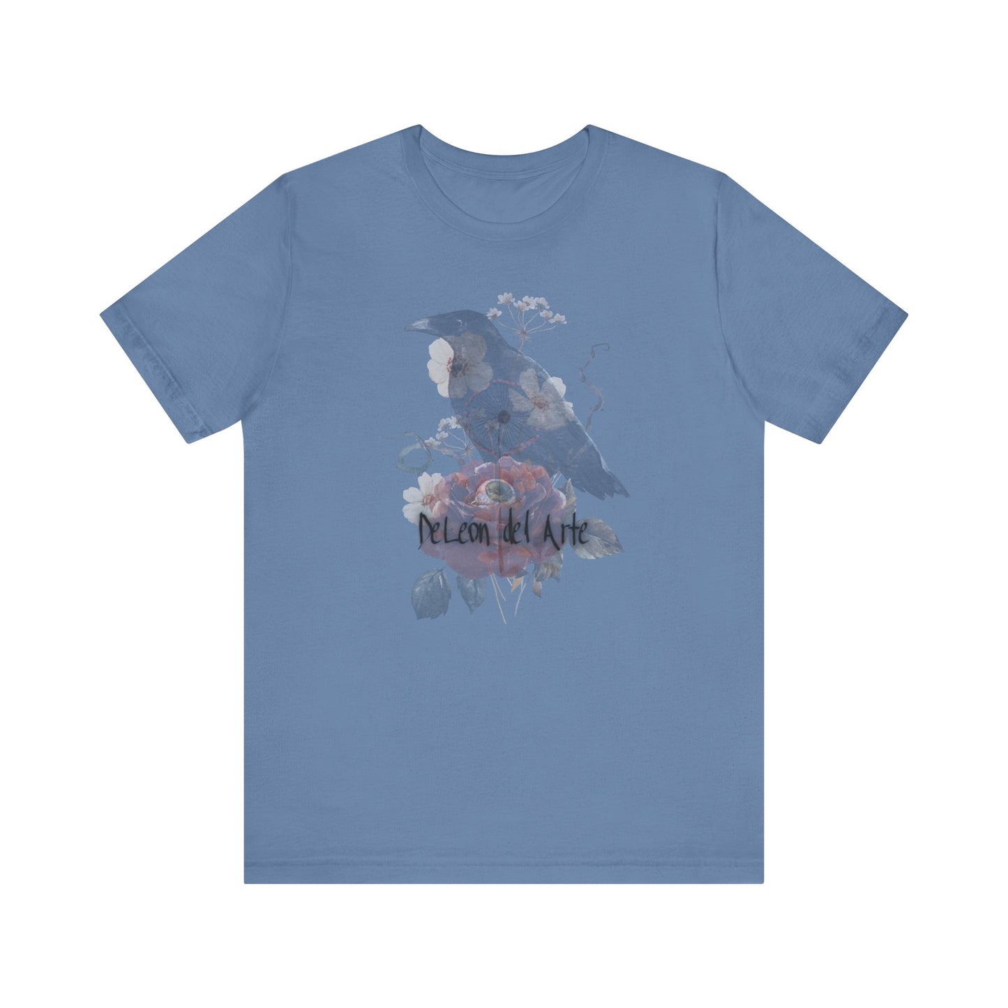 Artistic Bird Tee, Unisex T-Shirt for Art Lovers, Nature Inspired Gift, Casual Wear, Creative Expression