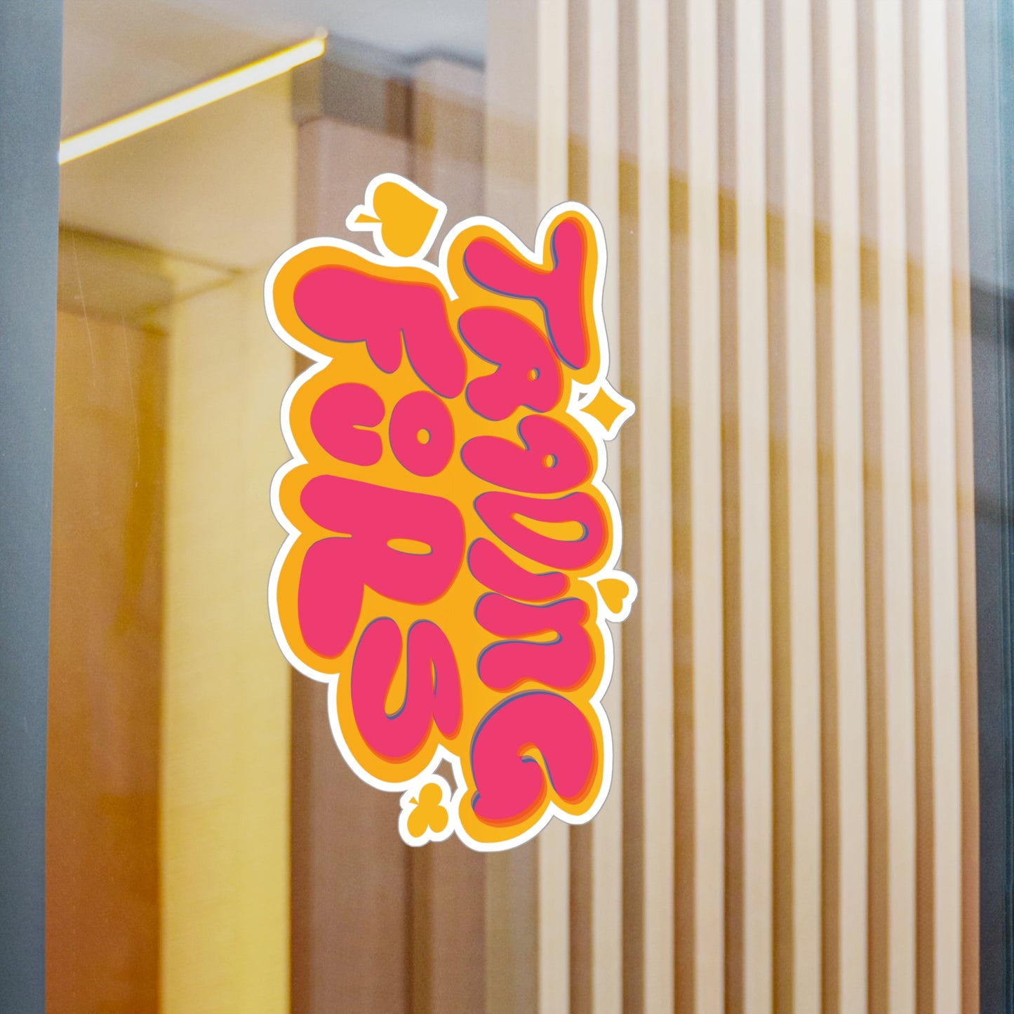 Trading Fours Fun Retro Sticker Decals for Personalization, Ideal for Gifts, Home Decor, Laptop Accessories, and More!
