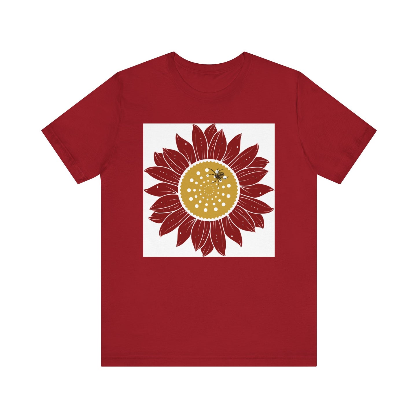 Sunflower Tee, Unisex T-Shirt for Art Lovers, Nature Inspired Gift, Casual Wear, Creative Expression