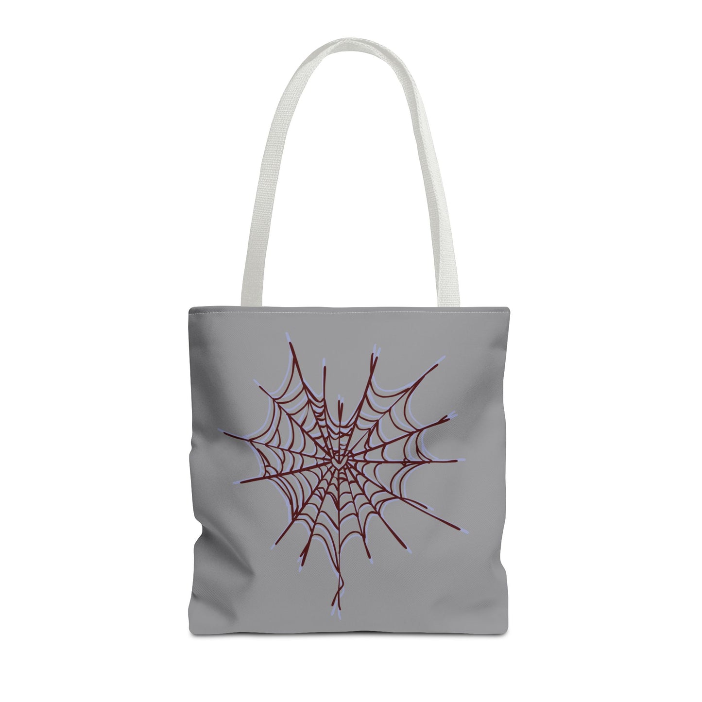Spooky Spiderweb Tote Bag, Halloween Accessories, Eco-Friendly Tote, Fun Chic Bag, Holiday Gift, Daily Use