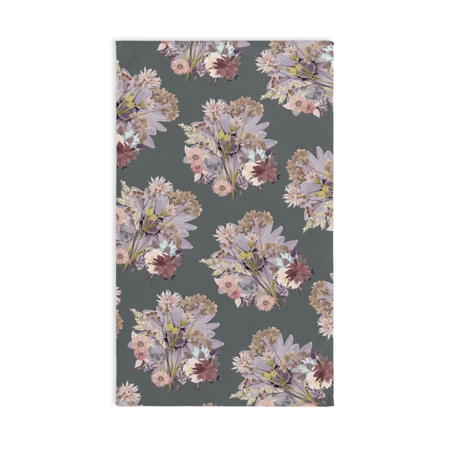 Floral Hand Towel, Elegant Kitchen Towels, Gift for Garden Lovers, Decorative Bathroom Towels, Spring Home Decor