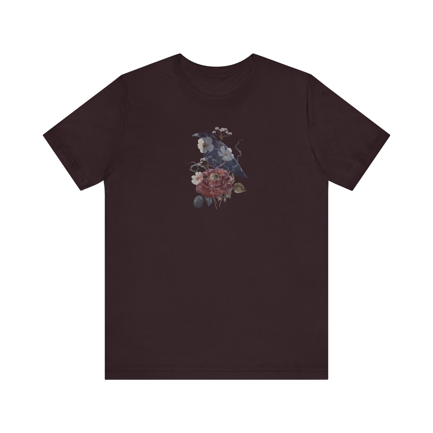 Double-sided Split Logo Artistic Bird Tee, Unisex T-Shirt for Art Lovers, Nature Inspired Gift, Casual Wear, Creative Expression