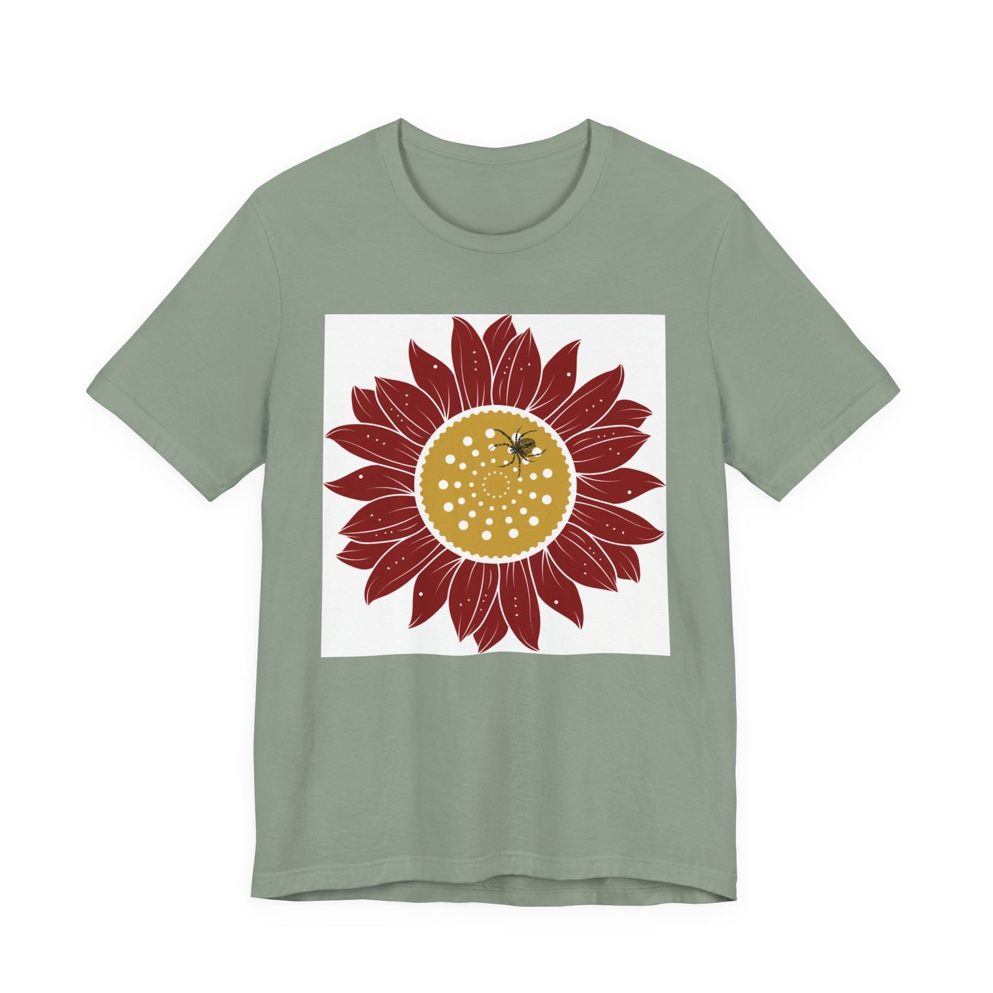Sunflower Tee, Unisex T-Shirt for Art Lovers, Nature Inspired Gift, Casual Wear, Creative Expression