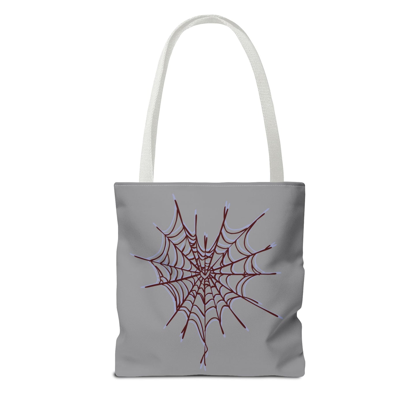 Spooky Spiderweb Tote Bag, Halloween Accessories, Eco-Friendly Tote, Fun Chic Bag, Holiday Gift, Daily Use