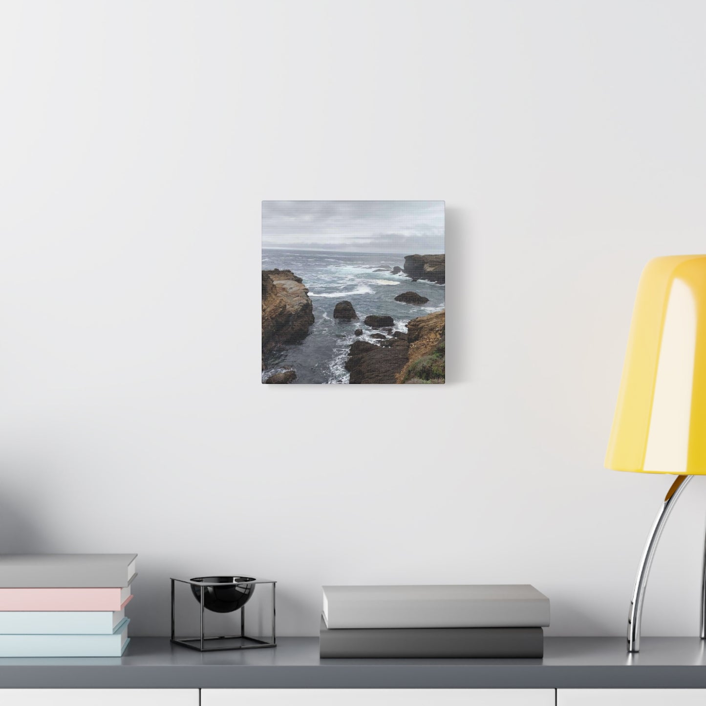 Ocean Waves Matte Canvas Art, Coastal Wall Decor, Seascape Print, Beach Home Decoration, Nautical Art Piece